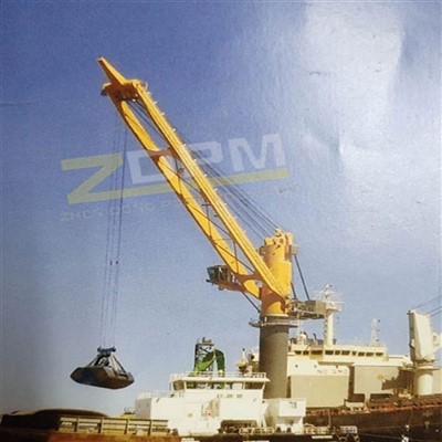Transshipment kargo curah crane mengambang